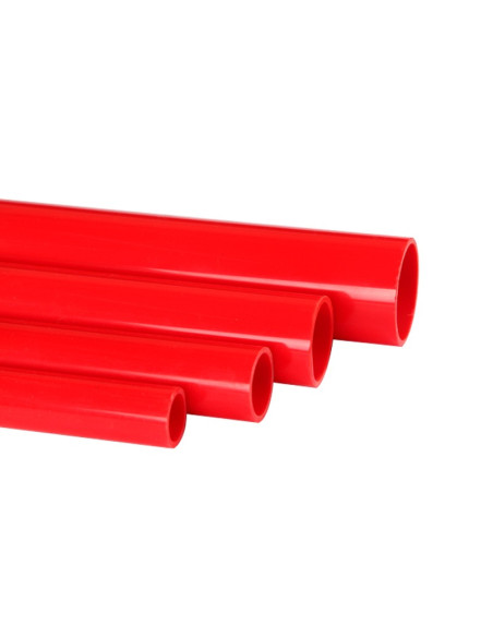 Tubo UPVC color ROJO