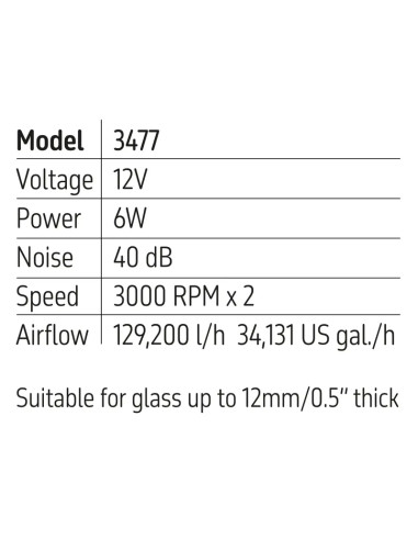 Aquarium Cooling Fan (2 x Fans)