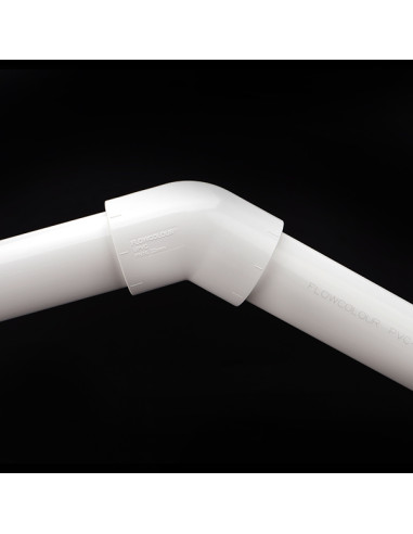 FC, tubo upvc color blanco