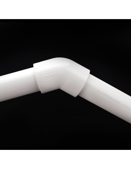 FC, tubo upvc color blanco