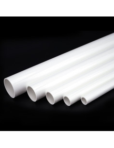 FC, tubo upvc color blanco