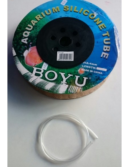 Tubo de silicona BOYU 4mm