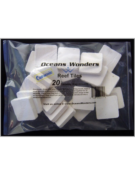 CORAL FRAG TILES, 20 uds. (30 mm.)