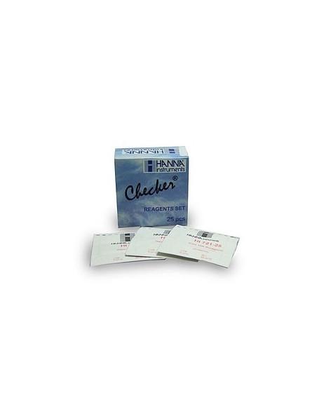Reactivo Hierro rango alto (0 a 5,00 mg/L) 25 test