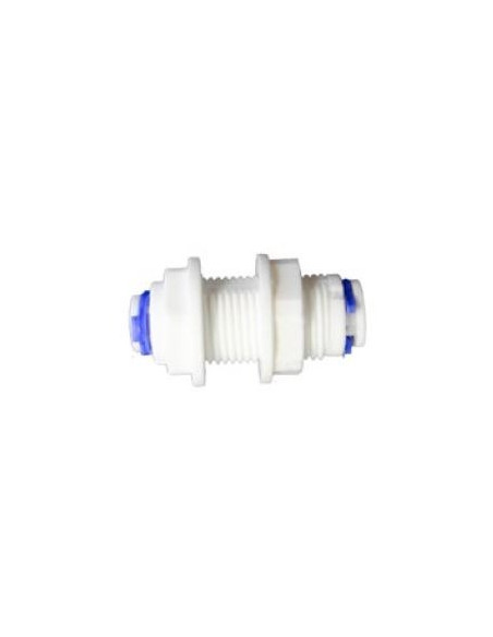 Adaptador roscado 1/4" x 1/4"