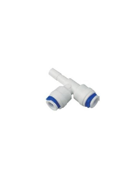 TE mixta tubo 1/4” x tubo 1/4” x stem 1/4”